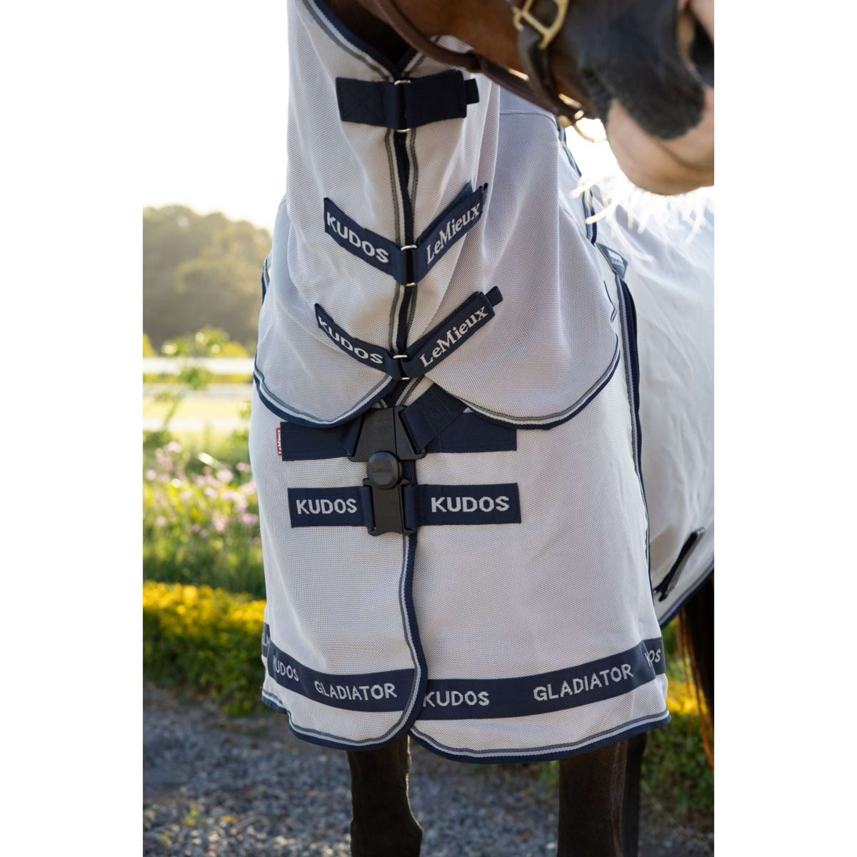 LeMieux Coperta Antimosche Kudos Gladiator Grigio