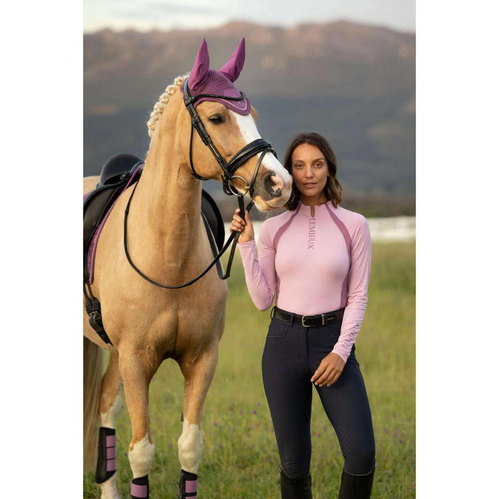 LeMieux Strato di base Philippa Mesh Maniche Lunghe Fondant