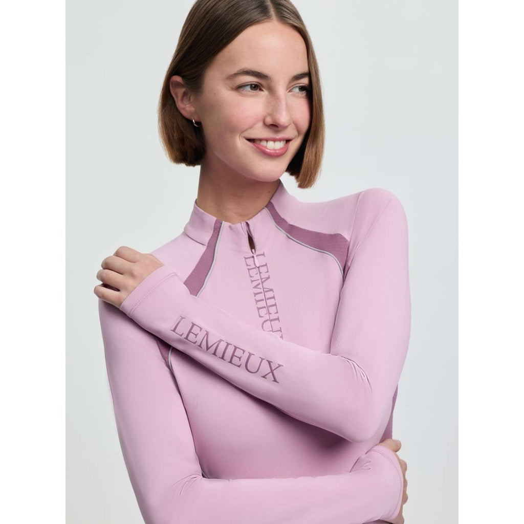 LeMieux Strato di base Philippa Mesh Maniche Lunghe Fondant