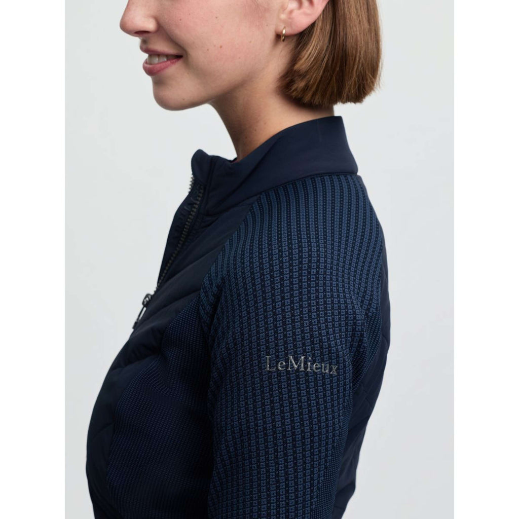 LeMieux Felpa con cappuccio e zip Maddie Navy