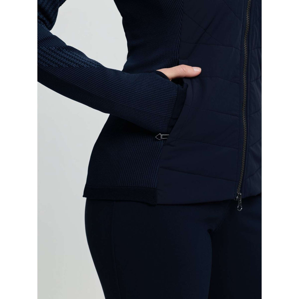 LeMieux Felpa con cappuccio e zip Maddie Navy