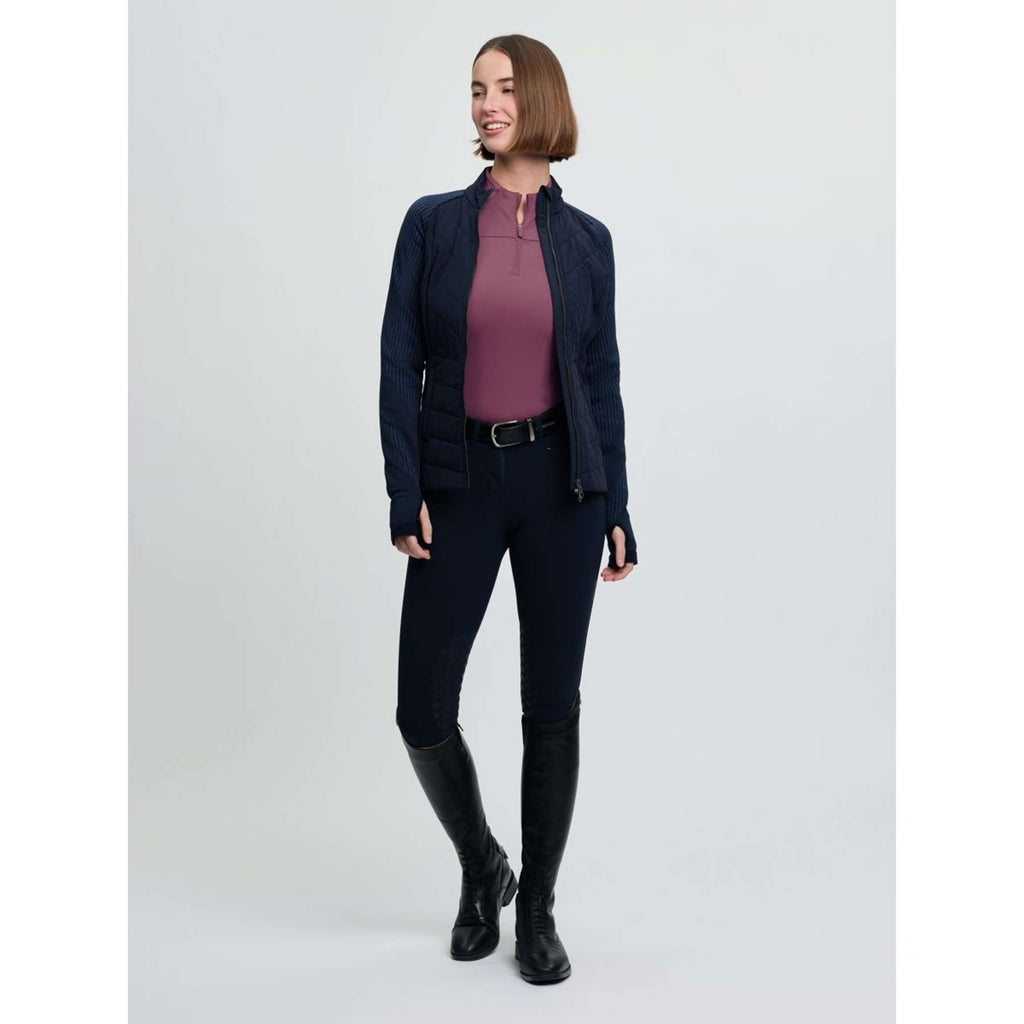LeMieux Felpa con cappuccio e zip Maddie Navy