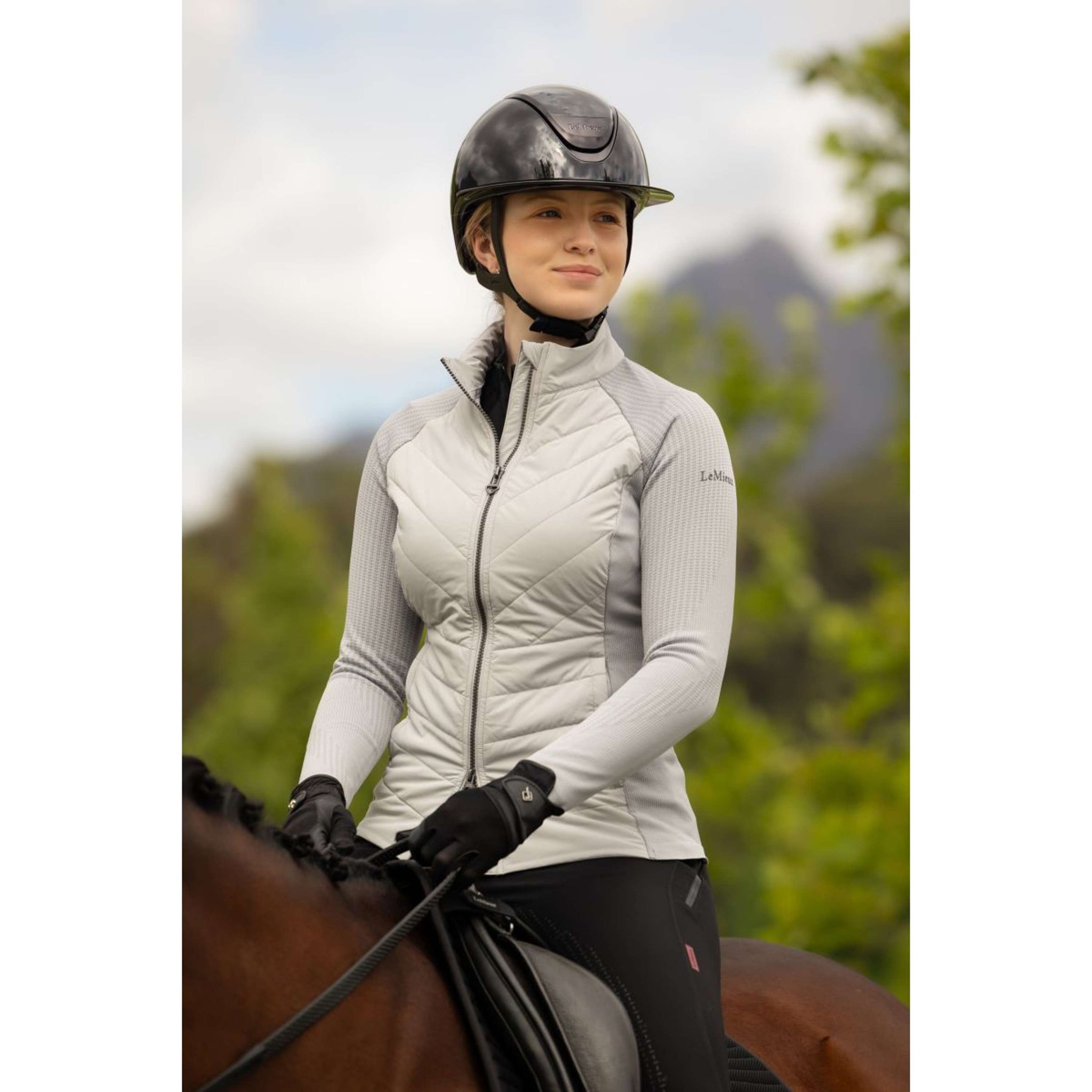 LeMieux Felpa con cappuccio e zip Maddie Grigio