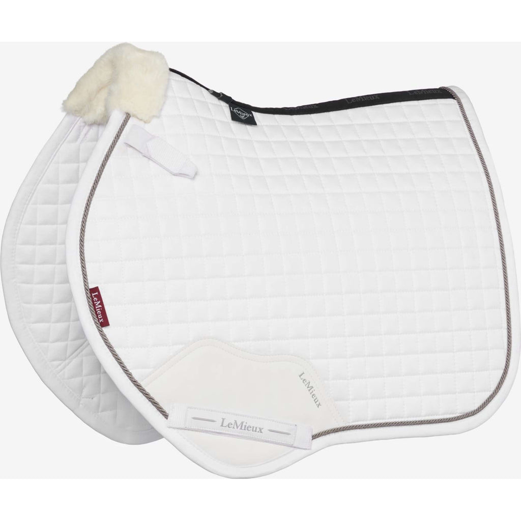 LeMieux Sottosella Junior Pro saltando Bianco