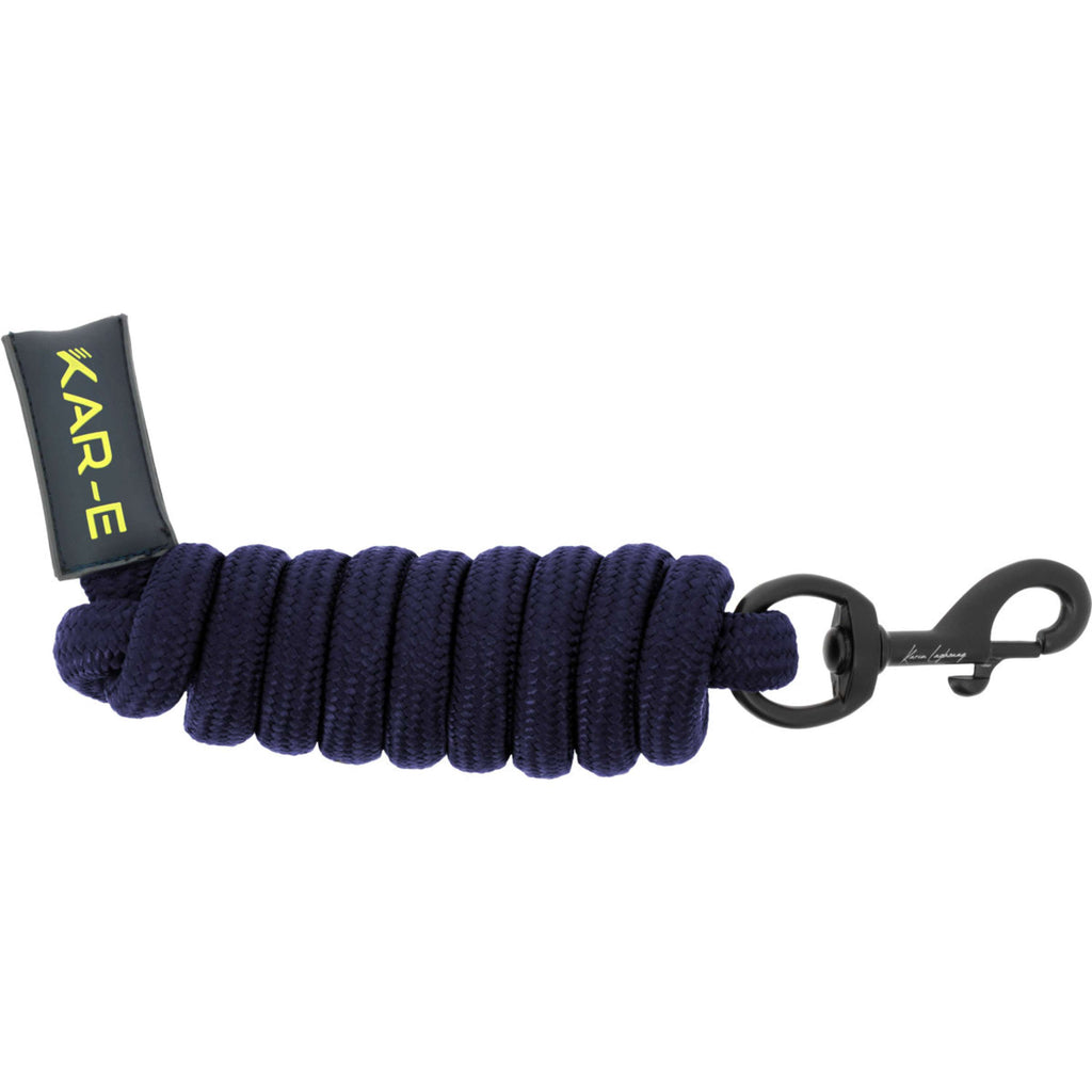 K by EQUITHÈME Corda per cavezza Triton con Moschettone Navy
