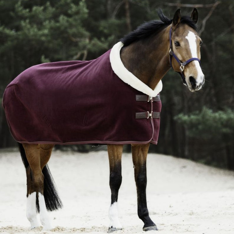 Kentucky Horsewear Coperta antisudore Show Fleece Heavy Bordeaux