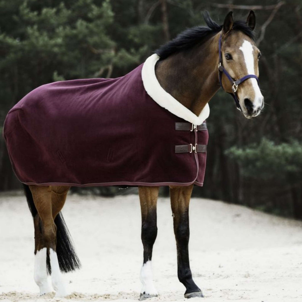 Kentucky Horsewear Coperta antisudore Show Fleece Heavy Bordeaux