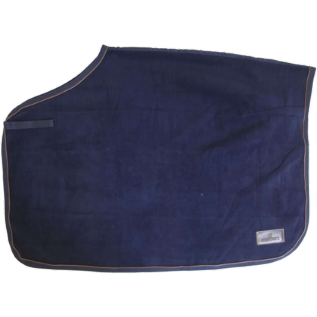 Kentucky Horsewear Coperta da esercizio Vello pesante quadrato Navy
