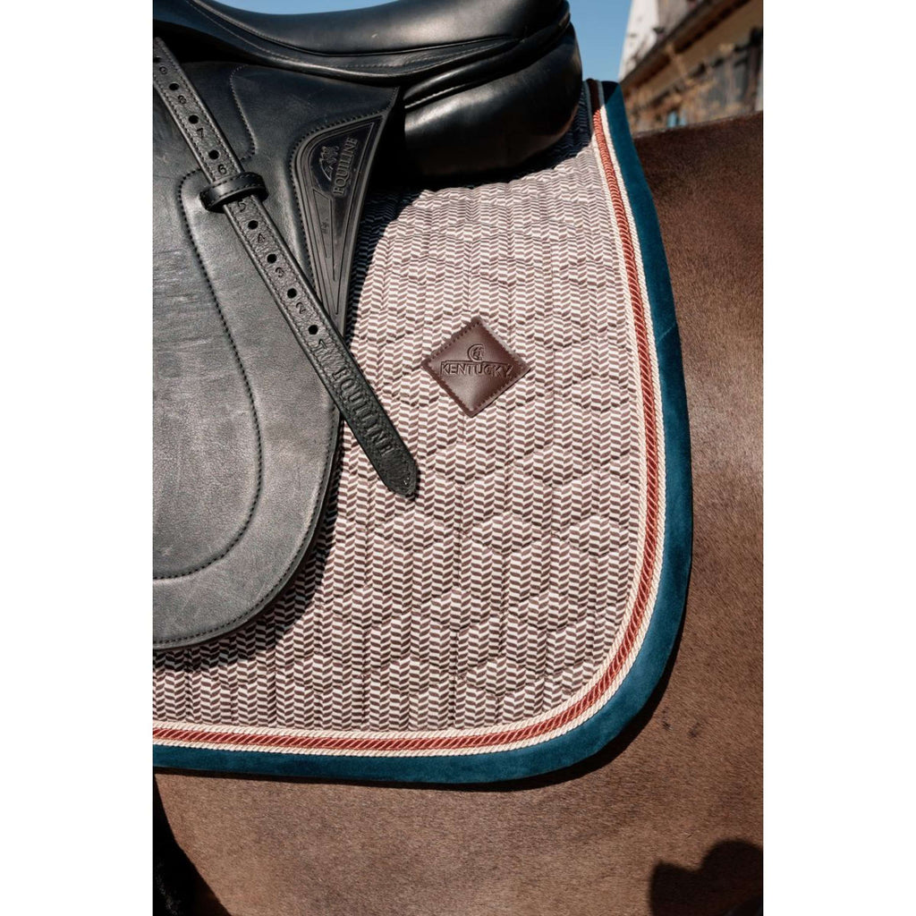 Kentucky Horsewear Sottosella Pied-de-Poule Dressage Bordeaux/Navy