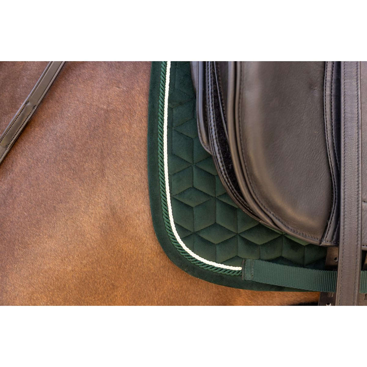 Kentucky Sottosella Velvet Dressage Pine Green
