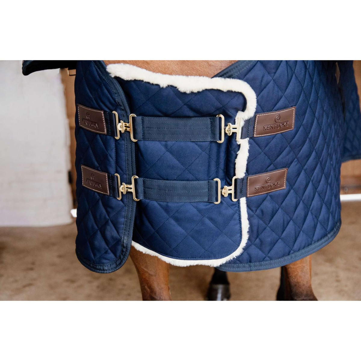 Kentucky Horsewear Estensore toracico Wol 2 chiusure di accoppiamento Navy