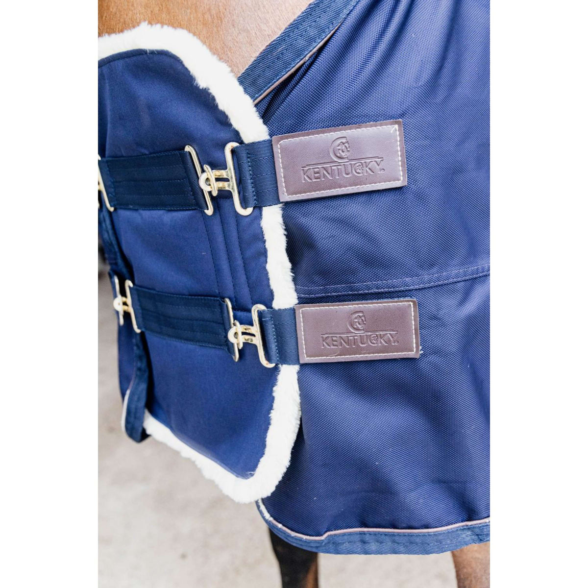 Kentucky Horsewear Estensore toracico Waterdicht 2 chiusure di accoppiamento Navy