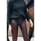 Dyon Chaps lunghi in Pelle Standard Marrone