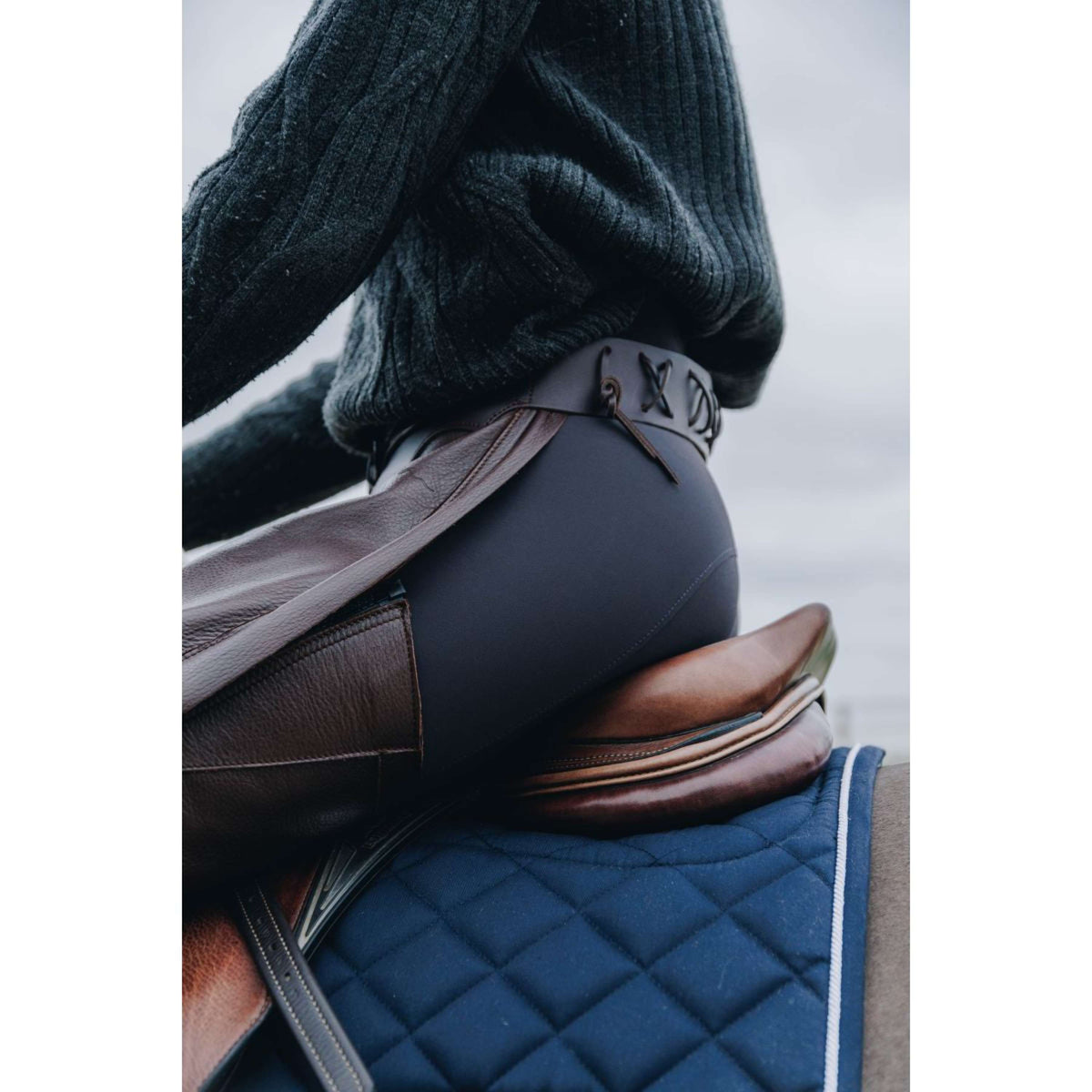 Dyon Chaps lunghi in Pelle Standard Marrone