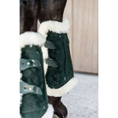 Kentucky Horsewear Stinchiere Bamboo Elastic Vegan Verde scuro