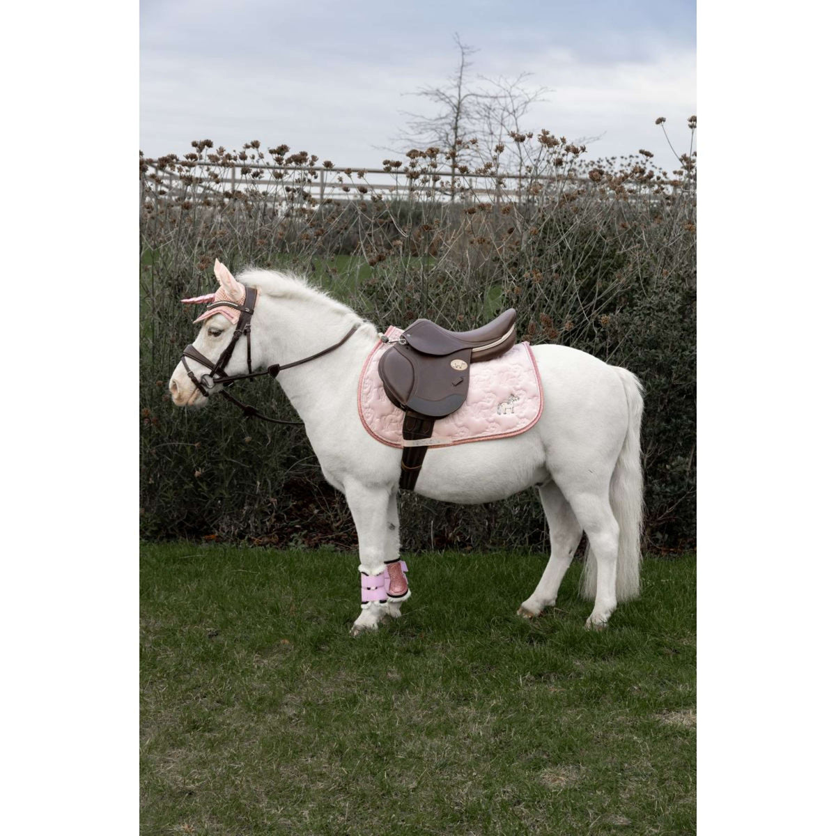 Kentucky Horsewear Sottosella Glitter Unicorn Dressage Soft Rose