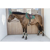Kentucky Horsewear Stinchiere Bamboo Elastic Vegan Verde scuro