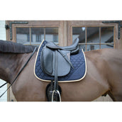 Kentucky Horsewear Sottosella Softshell Onion Quilt Dressage Blu marino/beige