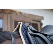 Kentucky Horsewear Sottosella Softshell Onion Quilt Dressage Blu marino/beige