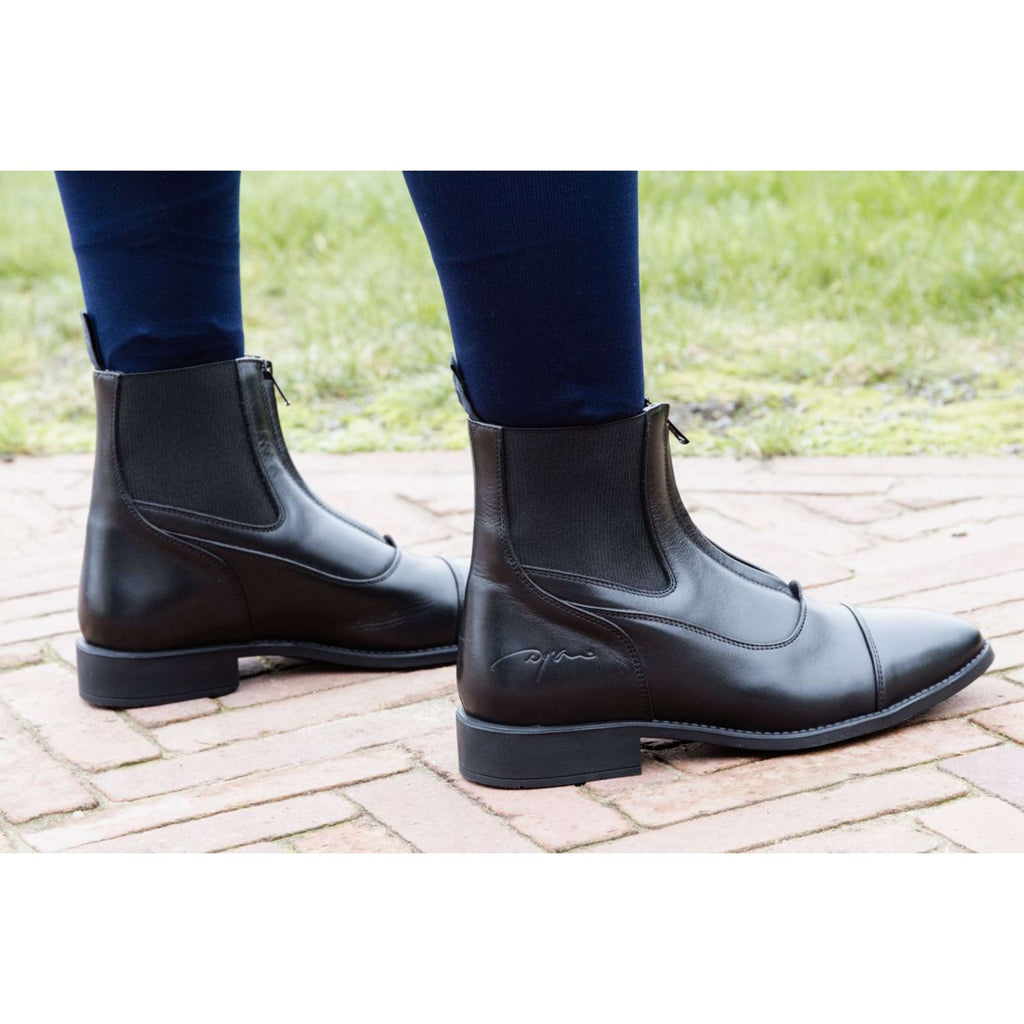 Dyon Stivaletti Front Zipper Nero