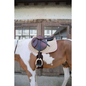 Kentucky Horsewear Sottosella Softshell Onion Quilt saltando Beige/Rosa antico