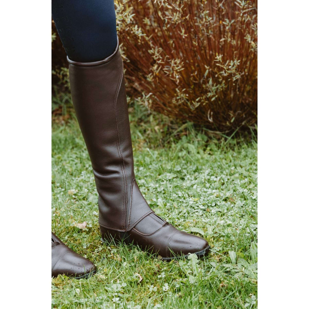 Dyon Stivaletti Front Zipper Marrone