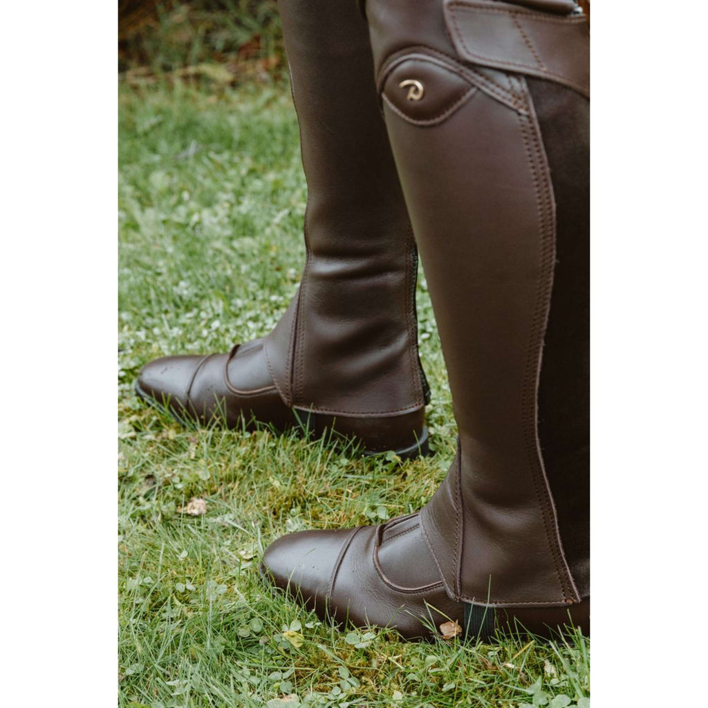 Dyon Stivaletti Front Zipper Marrone