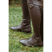 Dyon Stivaletti Front Zipper Marrone