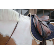 Kentucky Horsewear Sottosella Softshell Onion Quilt saltando Blu marino/beige