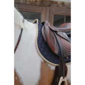 Kentucky Horsewear Sottosella Softshell Onion Quilt saltando Blu marino/beige