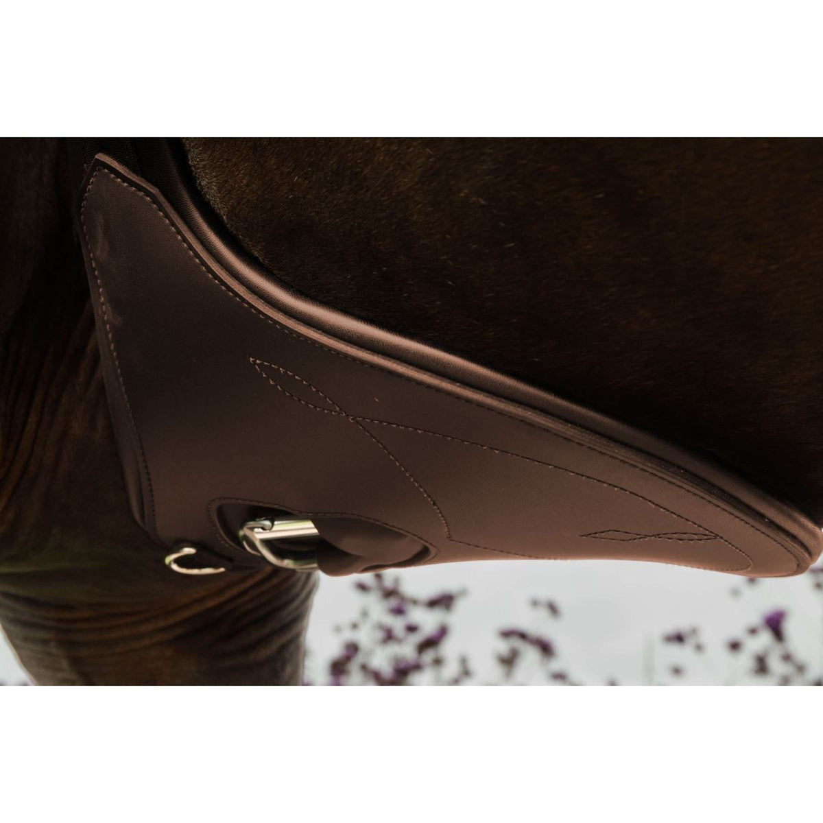 Kentucky Horsewear Sottopancia da Salto Lembo di Pancia Anatomic Marrone