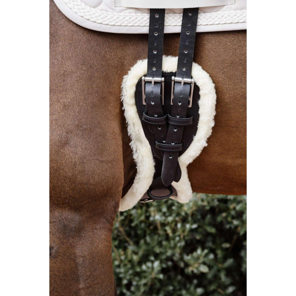 Kentucky Horsewear Sottopancia da dressage Anatomic Sheepskin Nero