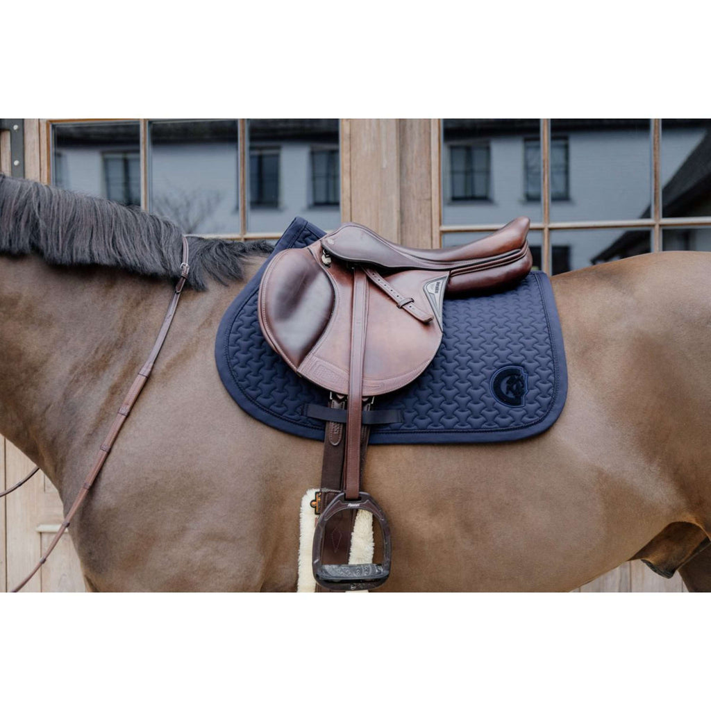 Kentucky Horsewear Sottosella Plaited Logo Saltando Navy