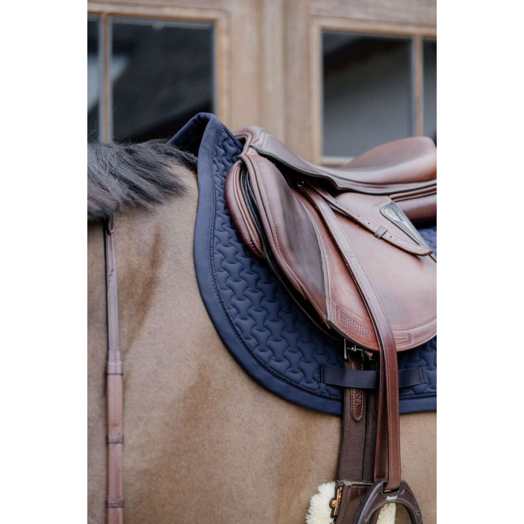 Kentucky Horsewear Sottosella Plaited Logo Saltando Navy