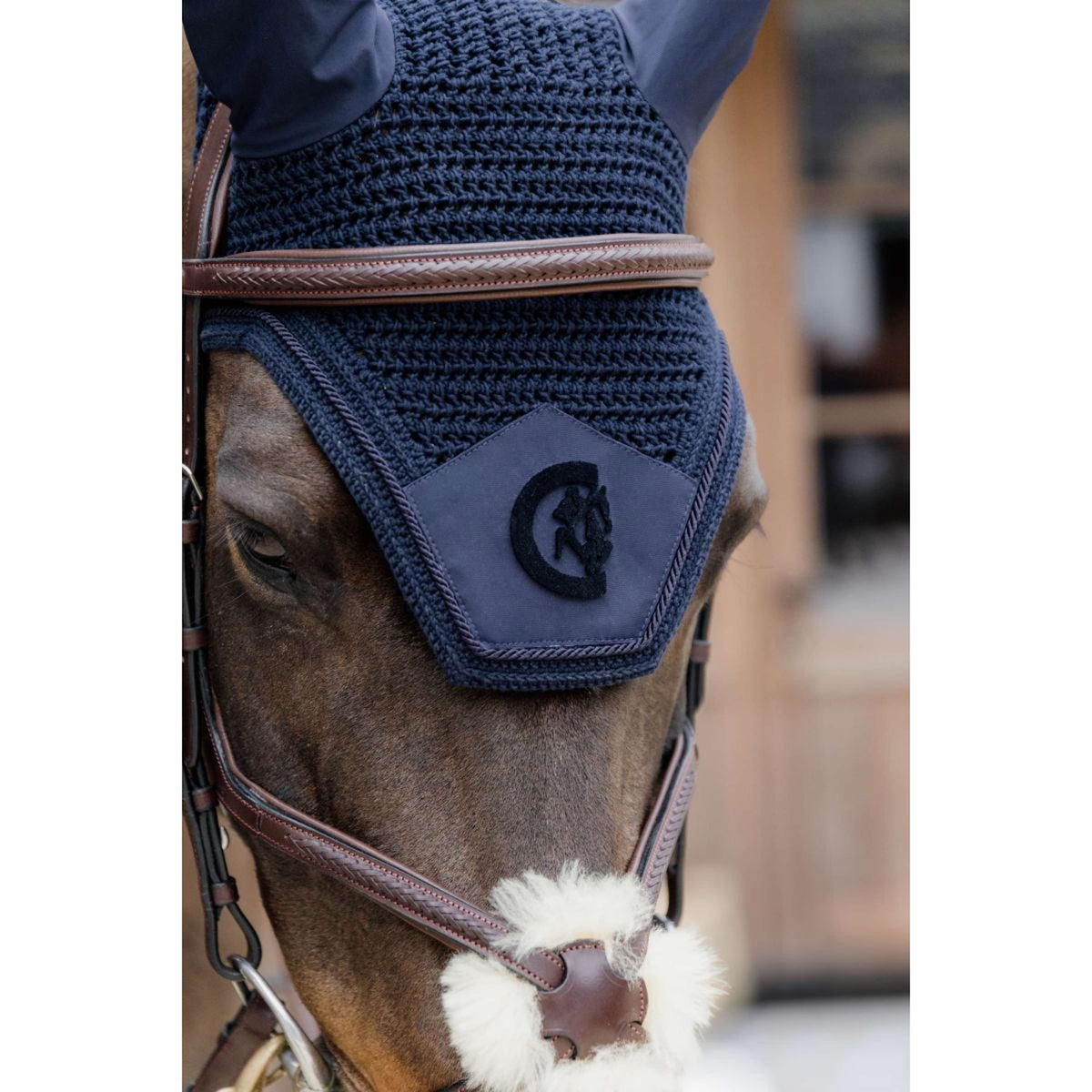 Kentucky Horsewear Cuffietta Wellington 3D Logo Soundless Navy