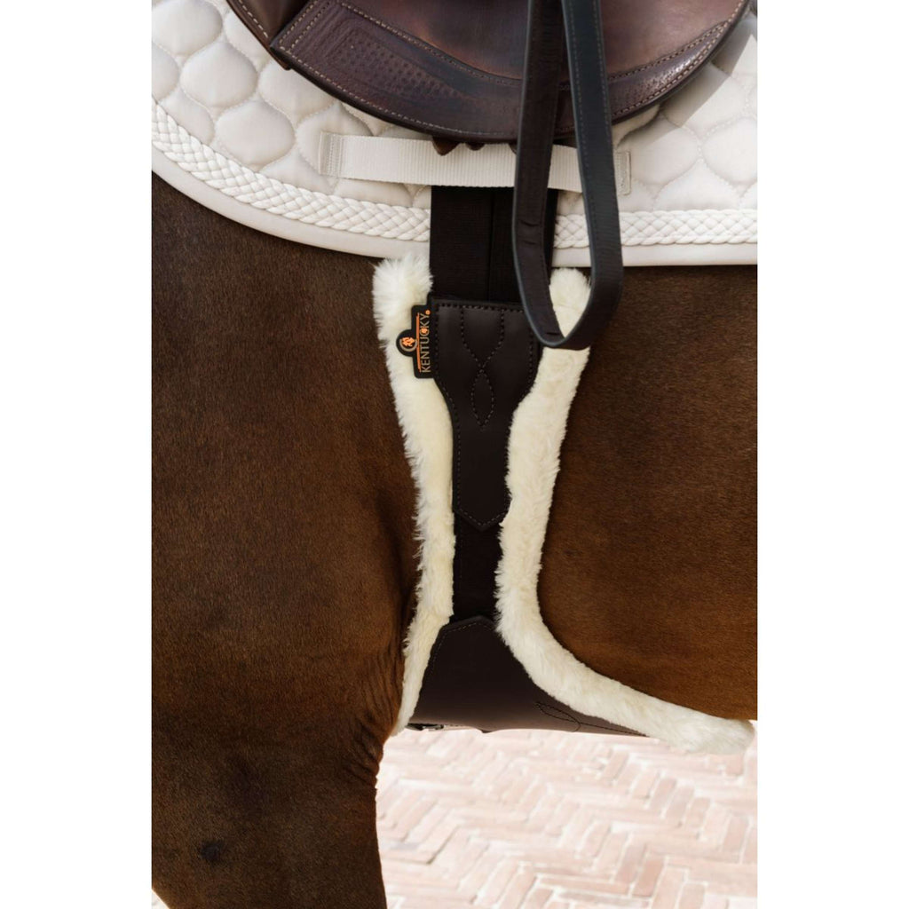 Kentucky Horsewear Sottopancia da salto Anatomic Sheepskin Marrone