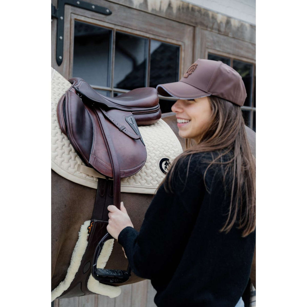 Kentucky Horsewear Sottosella Plaited Logo Saltando Beige