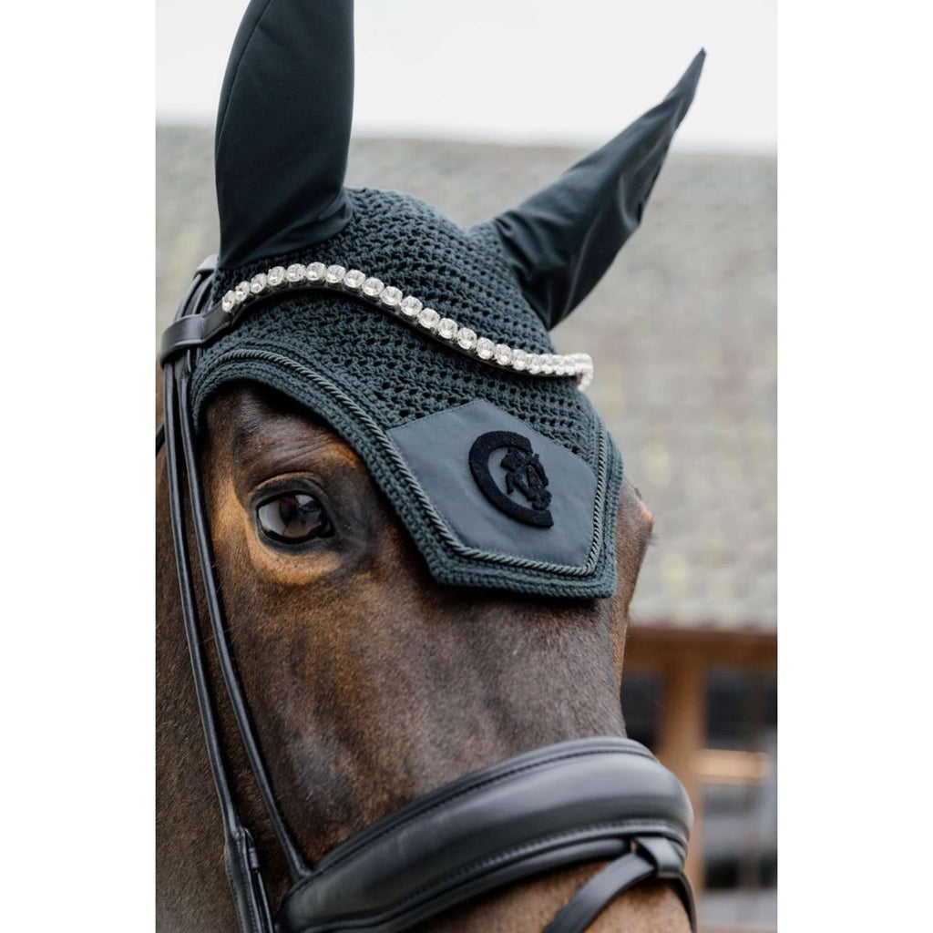 Kentucky Horsewear Cuffietta Wellington 3D Logo Soundless Pine Green
