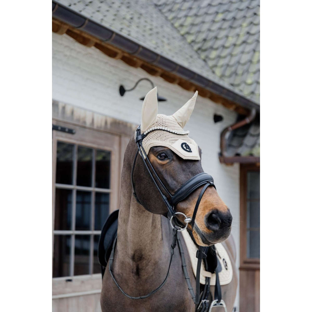 Kentucky Horsewear Sottosella Plaited Logo Beige