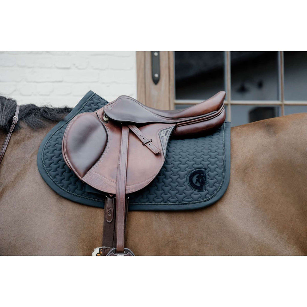 Kentucky Horsewear Sottosella Plaited Logo Saltando Pine Green