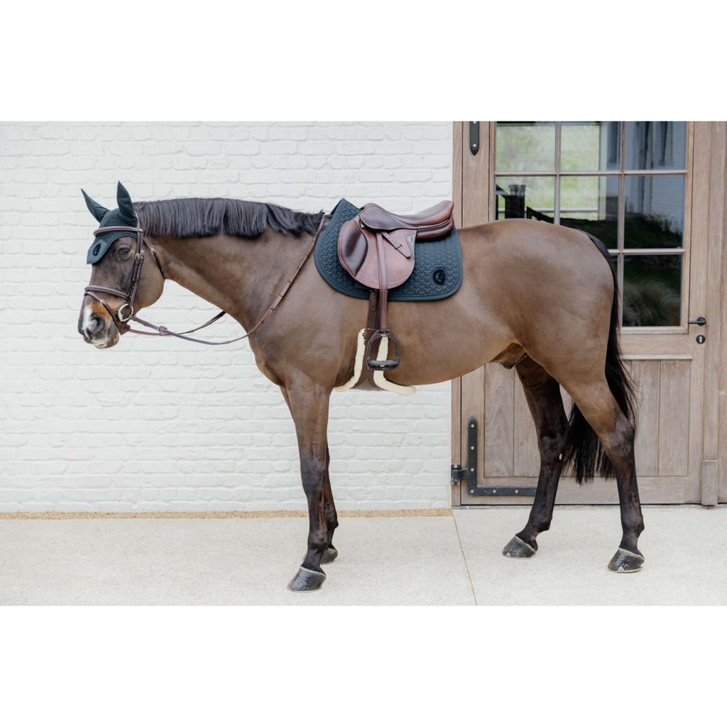 Kentucky Horsewear Sottosella Plaited Logo Saltando Pine Green