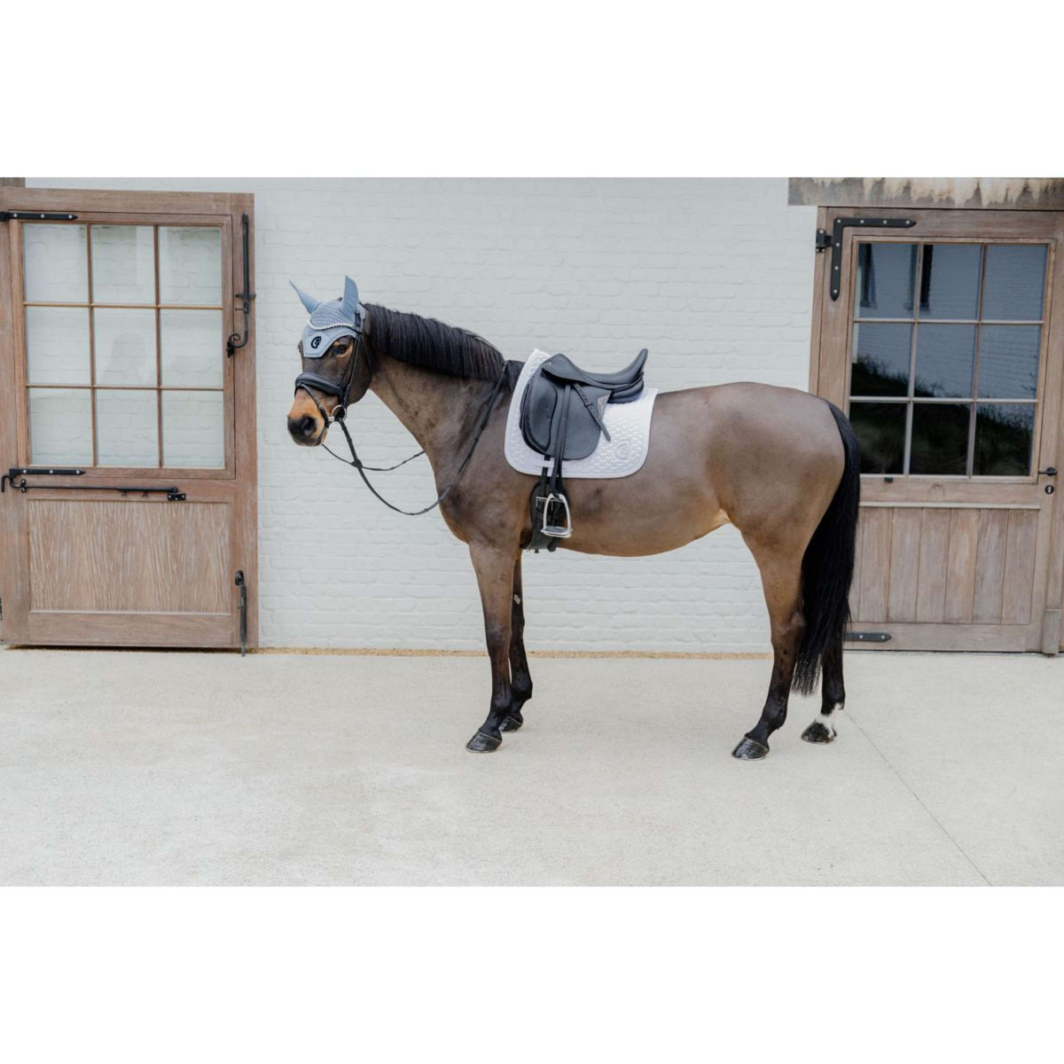 Kentucky Horsewear Sottosella Plaited Logo Bianco