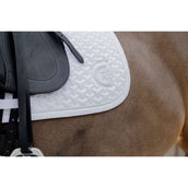 Kentucky Horsewear Sottosella Plaited Logo Bianco