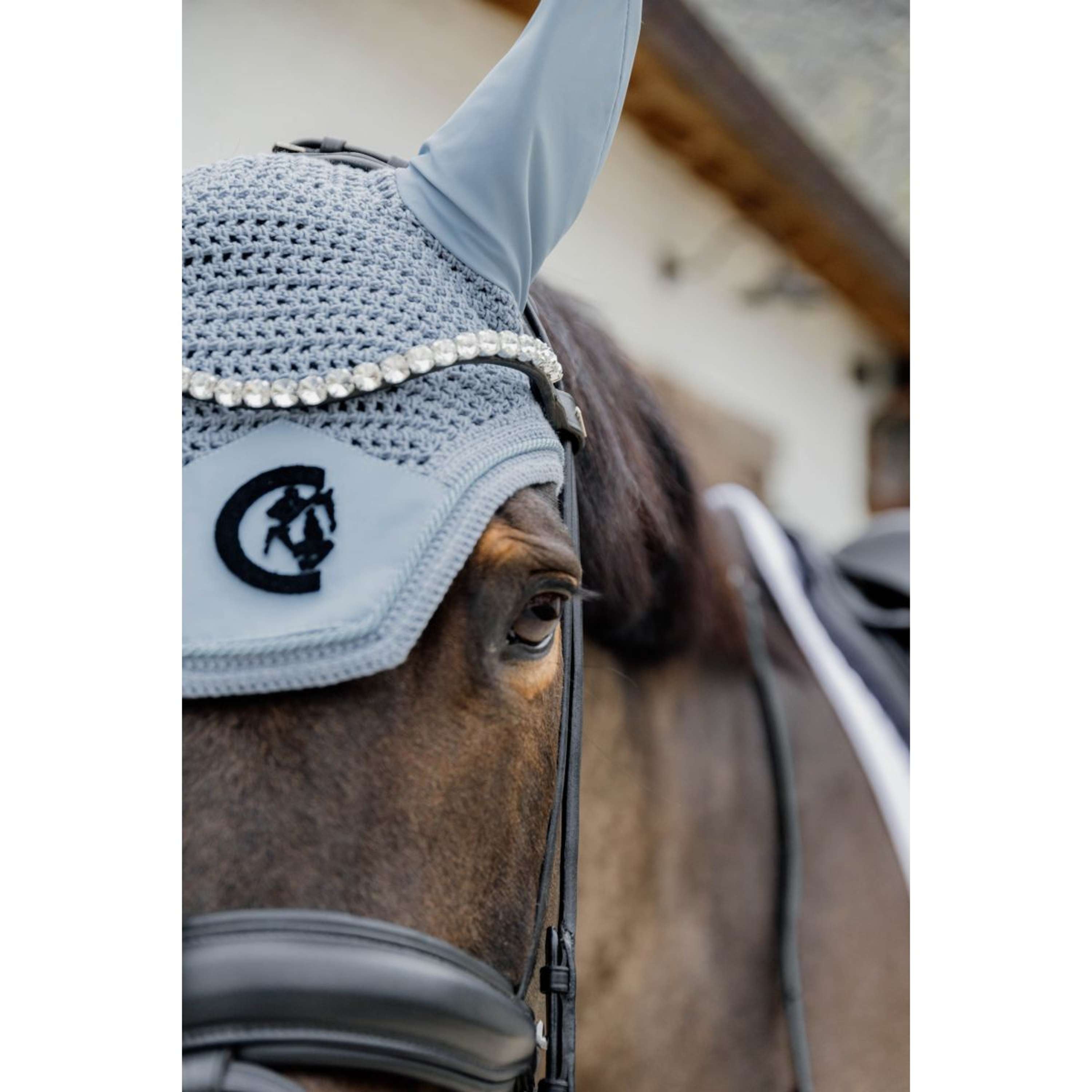 Kentucky Horsewear Cuffietta Wellington 3D Logo Soundless Azzurro
