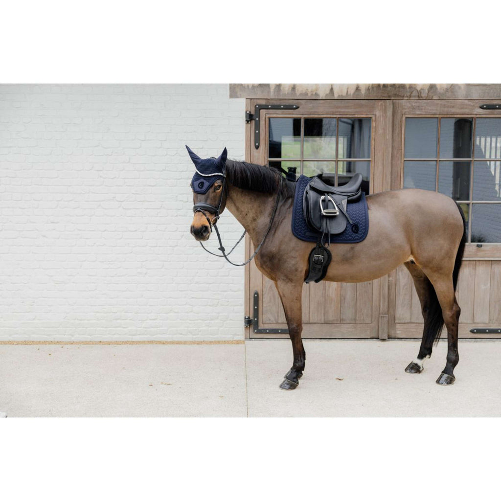 Kentucky Horsewear Sottosella Plaited Logo Dressage Navy