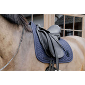 Kentucky Horsewear Sottosella Plaited Logo Dressage Navy