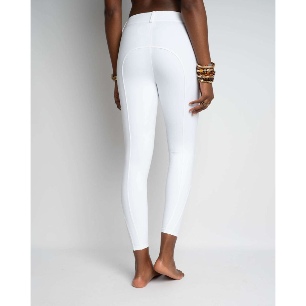 Kentucky Pantaloni da Equitazione Miami Knee Grip Donne Bianco