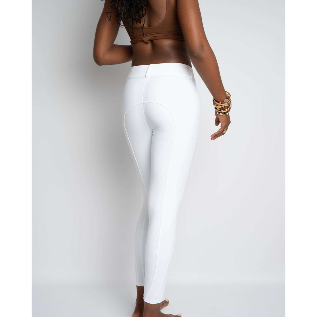 Kentucky Pantaloni da Equitazione Miami Knee Grip Donne Bianco