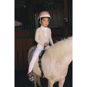 Kentucky Leggings da Equitazione Miami Knee Grip Girls Bianco