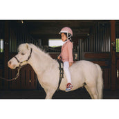 Kentucky Leggings da Equitazione Miami Knee Grip Girls Bianco